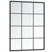 Oglinzi de perete, 3 buc., negru, 80x60 cm, metal - WALTI WALTI