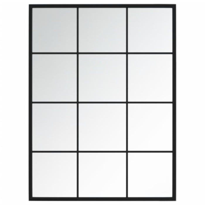 Oglinzi de perete, 3 buc., negru, 80x60 cm, metal - WALTI WALTI