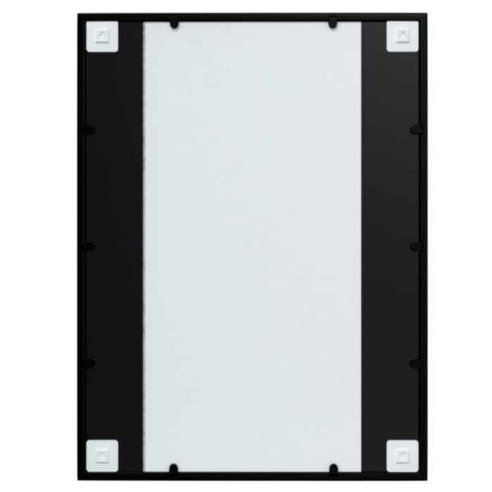 Oglinzi de perete, 3 buc., negru, 80x60 cm, metal - WALTI WALTI
