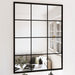Oglinzi de perete, 3 buc., negru, 80x60 cm, metal - WALTI WALTI