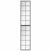 Oglinzi de perete, 2 buc., negru, 100x40 cm, metal - WALTI WALTI
