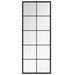 Oglinzi de perete, 2 buc., negru, 100x40 cm, metal - WALTI WALTI