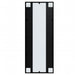 Oglinzi de perete, 2 buc., negru, 100x40 cm, metal - WALTI WALTI