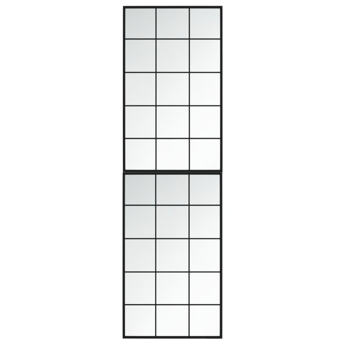 Oglinzi de perete, 2 buc., negru, 100x60 cm, metal - WALTI WALTI