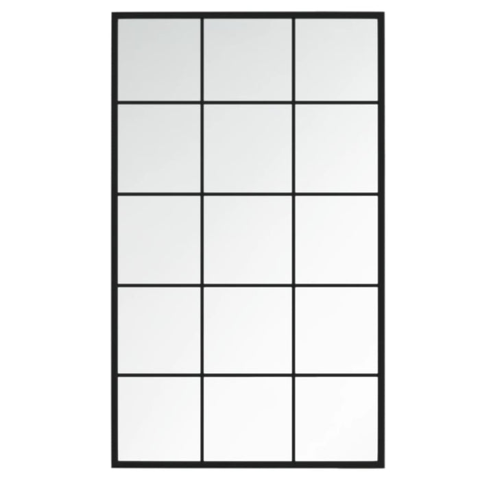 Oglinzi de perete, 4 buc., negru, 100x60 cm, metal - WALTI WALTI