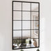 Oglinzi de perete, 4 buc., negru, 100x60 cm, metal - WALTI WALTI