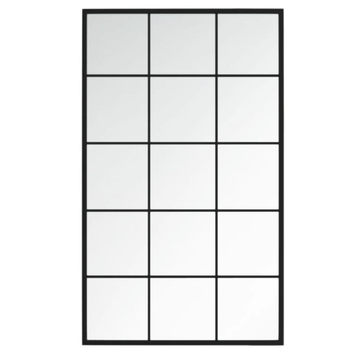 Oglinzi de perete, 6 buc., negru, 100x60 cm, metal - WALTI WALTI