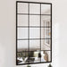 Oglinzi de perete, 6 buc., negru, 100x60 cm, metal - WALTI WALTI