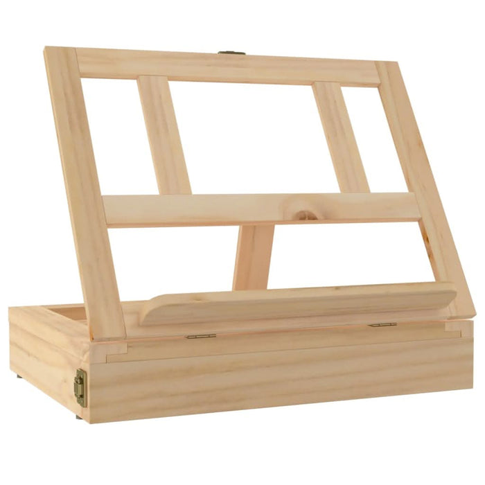 Șevalet de masă cu sertar, 33,5x25,5x7 cm, lemn masiv de pin - WALTI WALTI