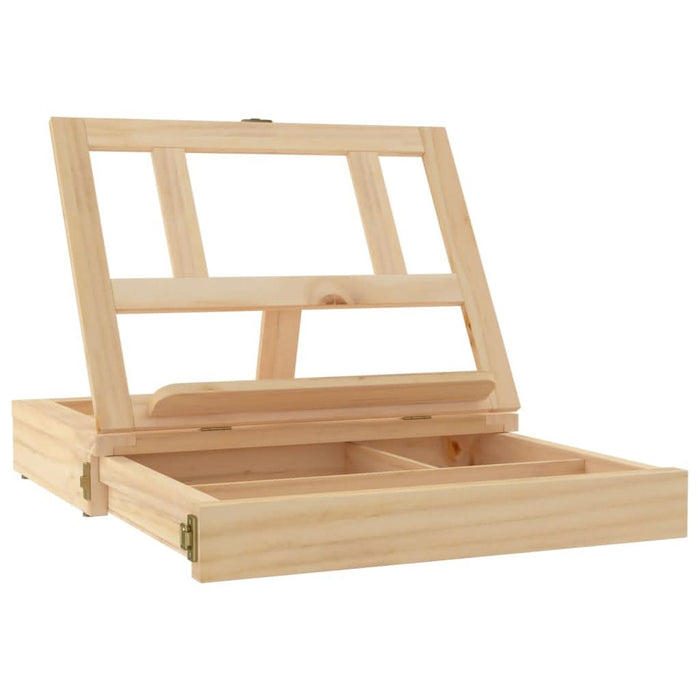 Șevalet de masă cu sertar, 33,5x25,5x7 cm, lemn masiv de pin - WALTI WALTI