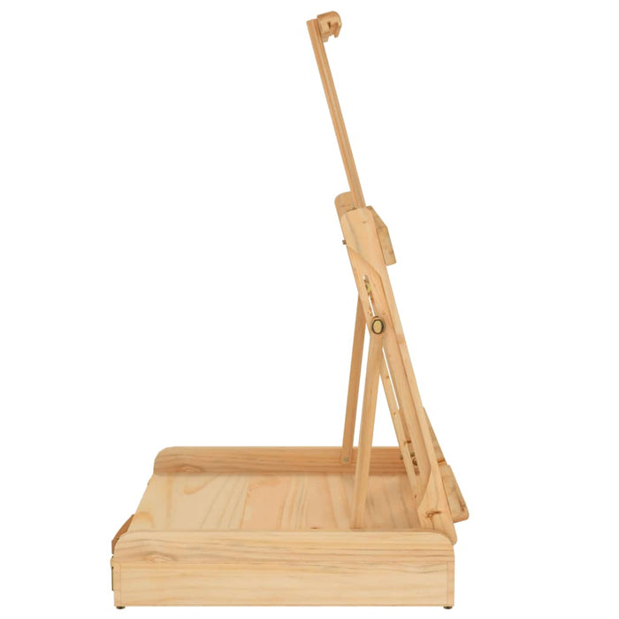 Șevalet de masă cu sertar, 41,5x37x12 cm, lemn masiv de pin - WALTI WALTI