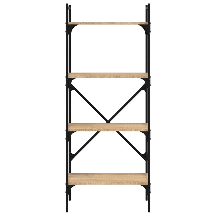 Bibliotecă cu 4 niveluri, stejar sonoma, 56x31,5x138,5 cm, lemn WALTI