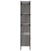Bibliotecă cu uși gri sonoma 76,5x30x154,5 cm lemn compozit - WALTI WALTI