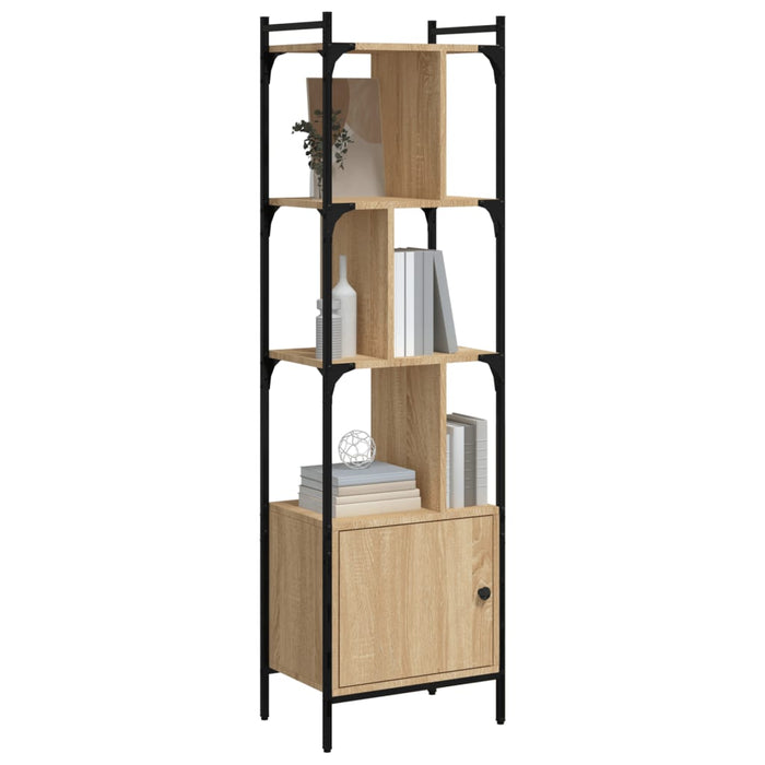 Bibliotecă cu ușă stejar sonoma 44,5x30x154,5 cm lemn compozit - WALTI WALTI