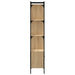 Bibliotecă cu ușă stejar sonoma 44,5x30x154,5 cm lemn compozit - WALTI WALTI