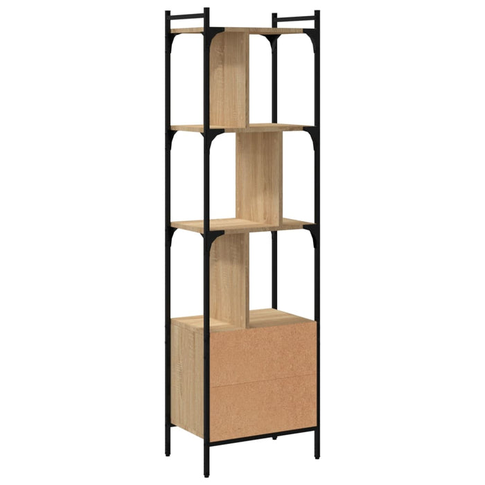 Bibliotecă cu ușă stejar sonoma 44,5x30x154,5 cm lemn compozit - WALTI WALTI