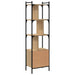 Bibliotecă cu ușă stejar sonoma 44,5x30x154,5 cm lemn compozit - WALTI WALTI