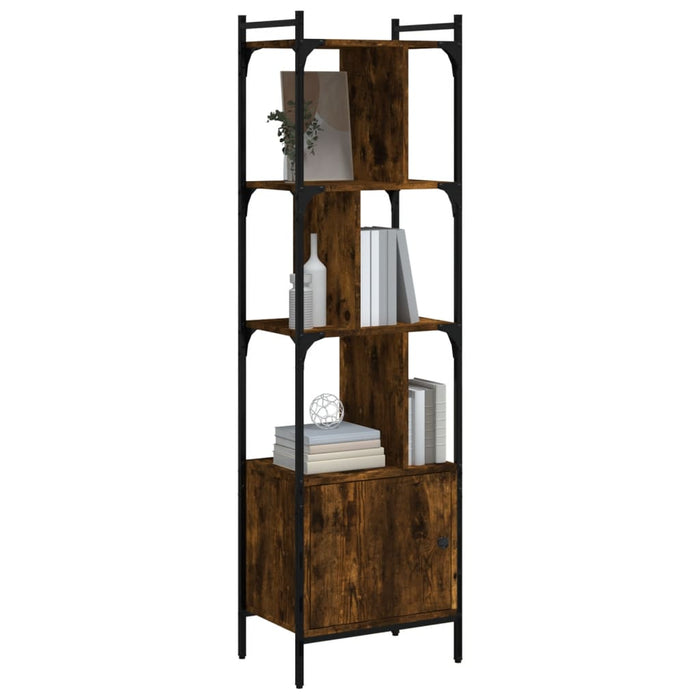 Bibliotecă cu ușă stejar fumuriu 44,5x30x154,5 cm lemn compozit WALTI