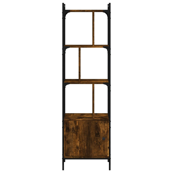 Bibliotecă cu ușă stejar fumuriu 44,5x30x154,5 cm lemn compozit WALTI