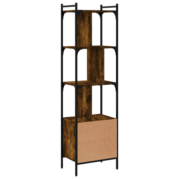 Bibliotecă cu ușă stejar fumuriu 44,5x30x154,5 cm lemn compozit WALTI