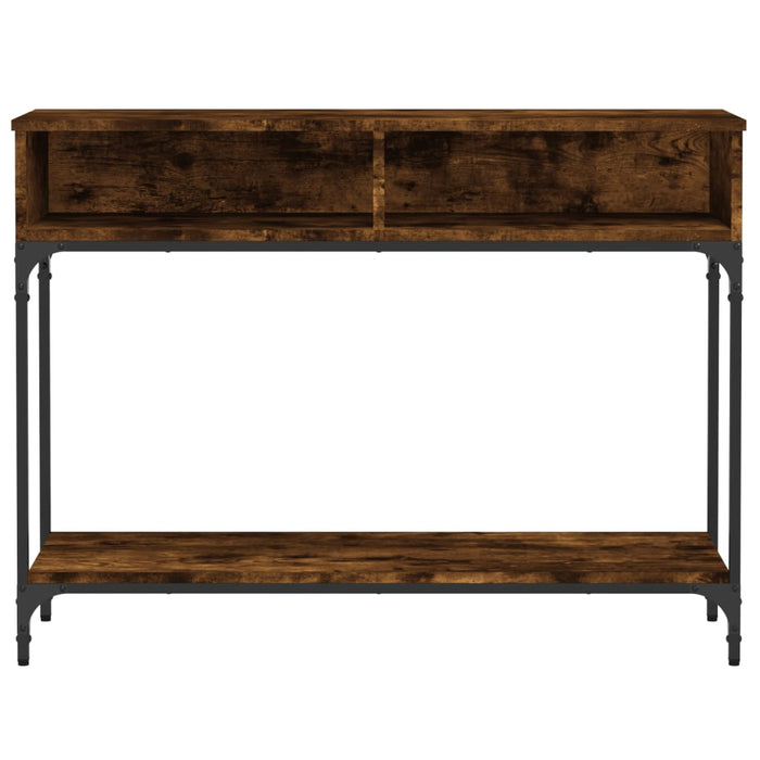 Măsuță consolă, stejar fumuriu, 100x30,5x75 cm, lemn prelucrat WALTI