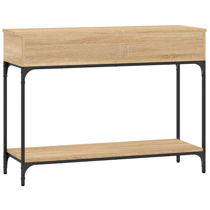 Măsuță consolă, stejar sonoma, 100x34,5x75 cm, lemn prelucrat WALTI