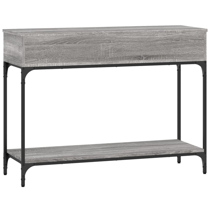 Măsuță consolă, gri sonoma, 100x34,5x75 cm, lemn prelucrat - WALTI WALTI