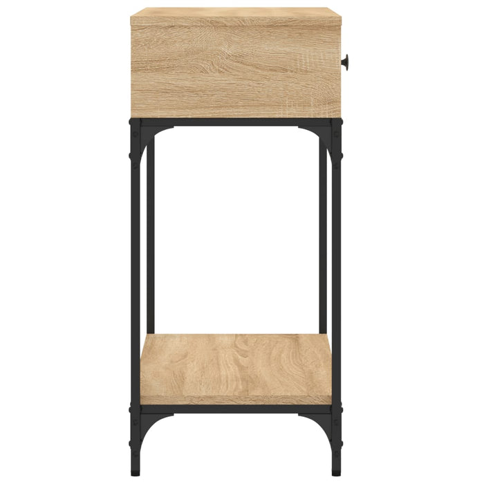 Masă consolă, stejar sonoma, 75x34,5x75 cm, lemn prelucrat - WALTI WALTI