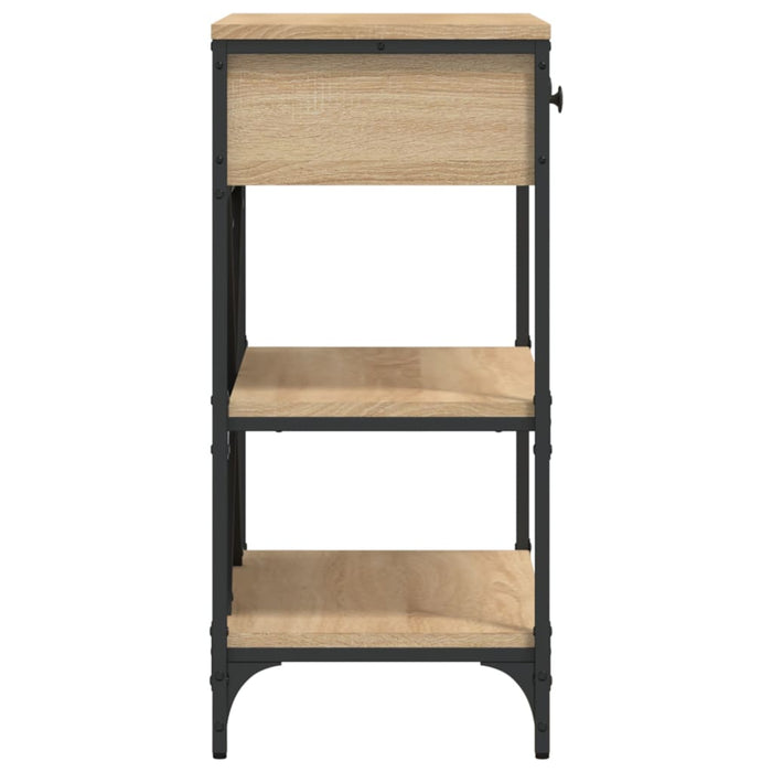 Masă consolă, stejar sonoma, 75x34,5x75 cm, lemn prelucrat WALTI