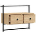 Dulap TV montat pe perete, stejar sonoma, 60,5x30x51 cm, lemn - WALTI WALTI