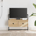 Dulap TV montat pe perete, stejar sonoma, 60,5x30x51 cm, lemn - WALTI WALTI