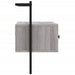 Dulap TV montat pe perete, gri sonoma, 60,5x30x51 cm, lemn - WALTI WALTI
