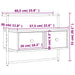 Dulap TV montat pe perete, gri sonoma, 60,5x30x51 cm, lemn - WALTI WALTI