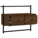 Dulap TV montat pe perete, stejar maro, 60,5x30x51 cm, lemn - WALTI WALTI
