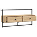 Dulap TV montat pe perete, stejar sonoma, 100,5x30x51 cm, lemn - WALTI WALTI