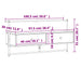 Dulap TV montat pe perete, stejar sonoma, 100,5x30x51 cm, lemn - WALTI WALTI