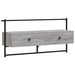Dulap TV montat pe perete, gri sonoma, 100,5x30x51 cm, lemn - WALTI WALTI