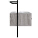 Dulap TV montat pe perete, gri sonoma, 100,5x30x51 cm, lemn - WALTI WALTI