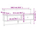 Dulap TV montat pe perete, gri sonoma, 100,5x30x51 cm, lemn - WALTI WALTI