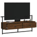 Dulap TV montat pe perete, stejar maro, 100,5x30x51 cm, lemn - WALTI WALTI