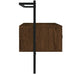 Dulap TV montat pe perete, stejar maro, 100,5x30x51 cm, lemn - WALTI WALTI