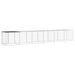Coteț pui cu acoperiș, antracit, 603x98x90 cm, oțel galvanizat - WALTI WALTI