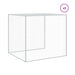 Coteț pui cu acoperiș gri deschis 603x98x90 cm oțel galvanizat - WALTI WALTI