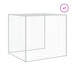 Coteț pui cu acoperiș gri deschis 803x98x90 cm oțel galvanizat - WALTI WALTI