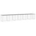 Coteț pui cu acoperiș gri deschis 603x98x90 cm oțel galvanizat - WALTI WALTI