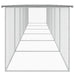Coteț pui cu acoperiș gri deschis 603x98x90 cm oțel galvanizat - WALTI WALTI