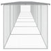 Coteț pui cu acoperiș gri deschis 803x98x90 cm oțel galvanizat - WALTI WALTI