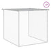 Coteț pui cu acoperiș gri deschis 803x98x90 cm oțel galvanizat - WALTI WALTI