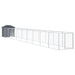 Cușcă câine cu acoperiș antracit 117x1017x123cm oțel galvanizat - WALTI WALTI