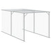 Coteț de pui cu țarc antracit 117x405x123 cm oțel galvanizat - WALTI WALTI